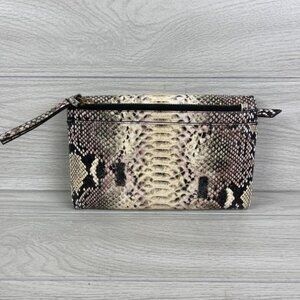 Beautiful Snakeskin Leather Clutch wallet (Softest Leather I have ever felt)